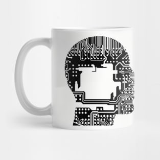 Gears Computation Line Intelligence Mug